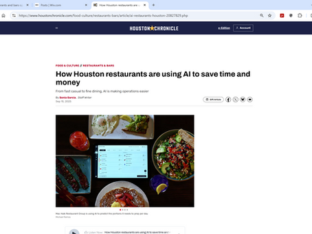 How Houston restaurants are using AI to save time and money