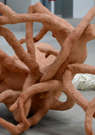 Sculpture, installation, céramique, terre crue, porcelaine