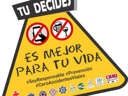 Campaña de prevención de accidentes.
