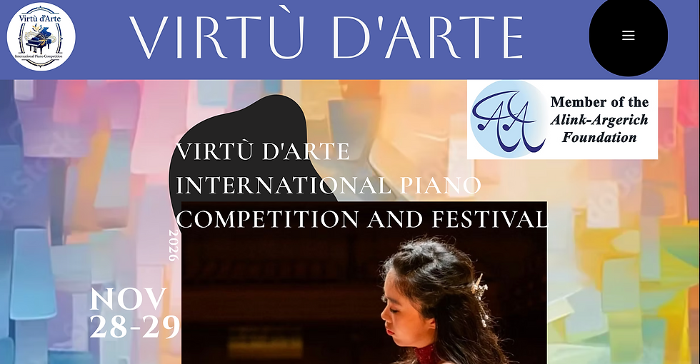 Jury member of the Virtú d'Arte International Piano Competition, Singapore