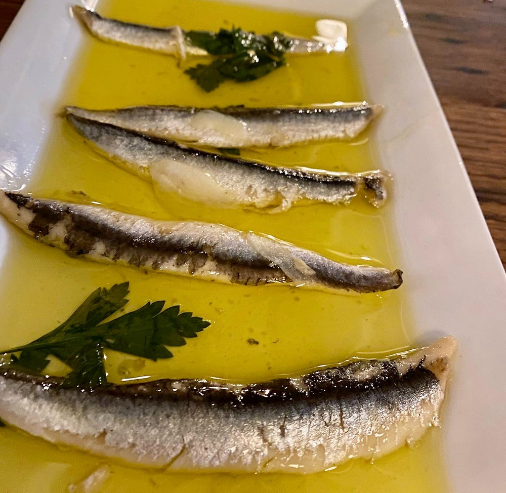 Ode The Boquerones at Barcelona Wine Bar