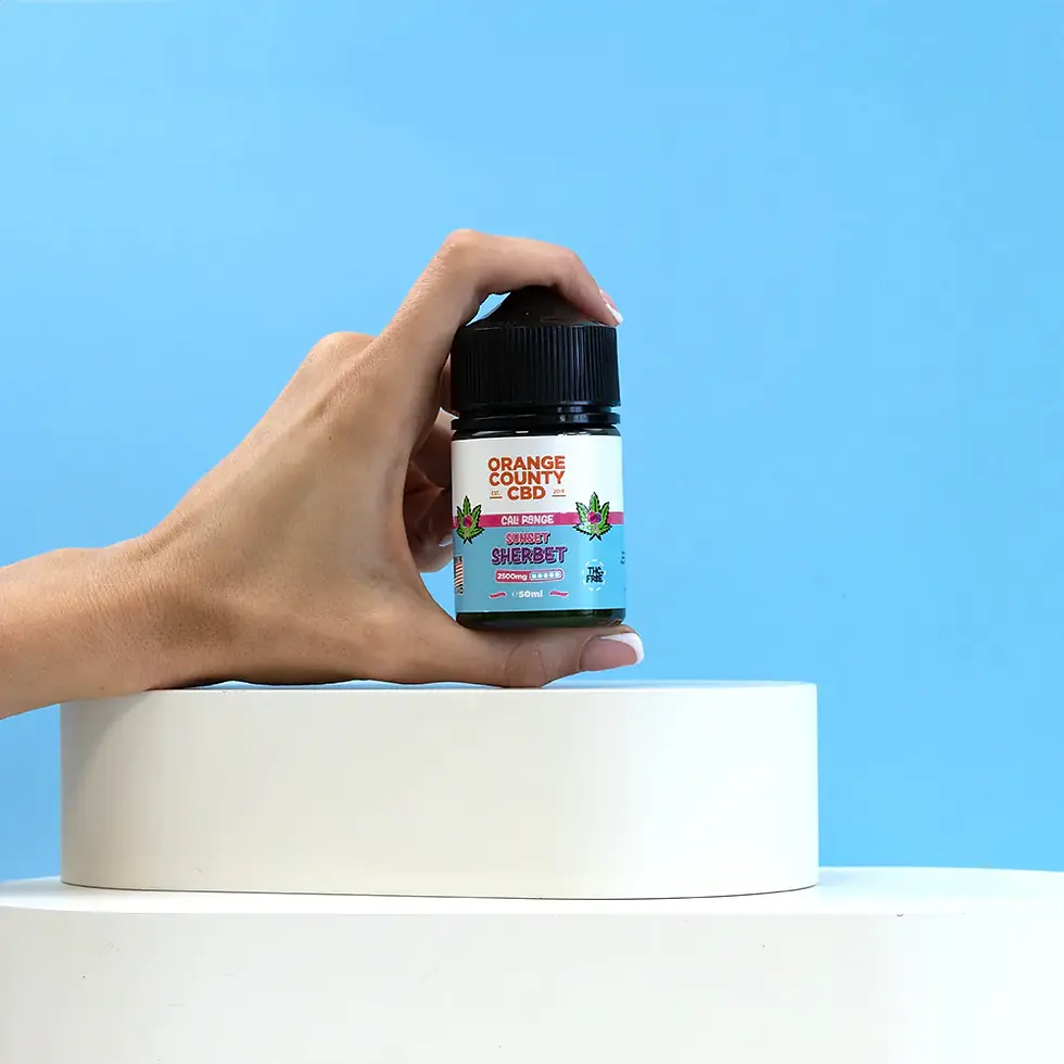 Thumbnail: ORANGE COUNTY - CALI RANGE - Sunset Sherbet CBD E-Liquid (50ml)