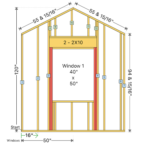 How To Build Rake Walls With The RedX App