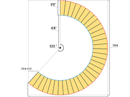 How To Calculate Curved and Spiral Stairs