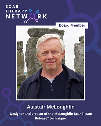 Scar Therapy Network Board Member Alastair McLoughlin profile card