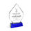 Thumbnail: Crystal Award-Diamond Trophy W/ Blue Base