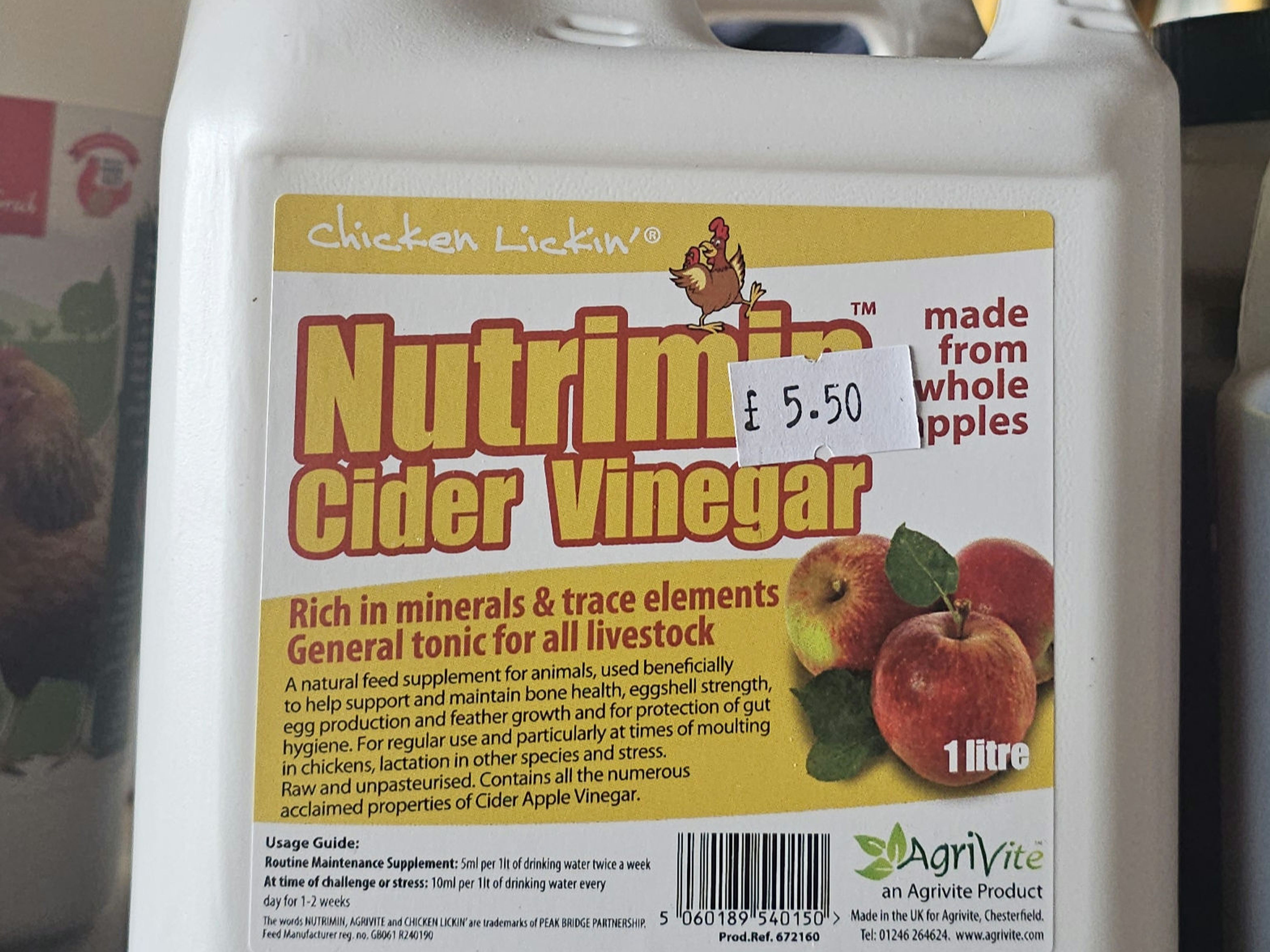 Apple cider vinegar