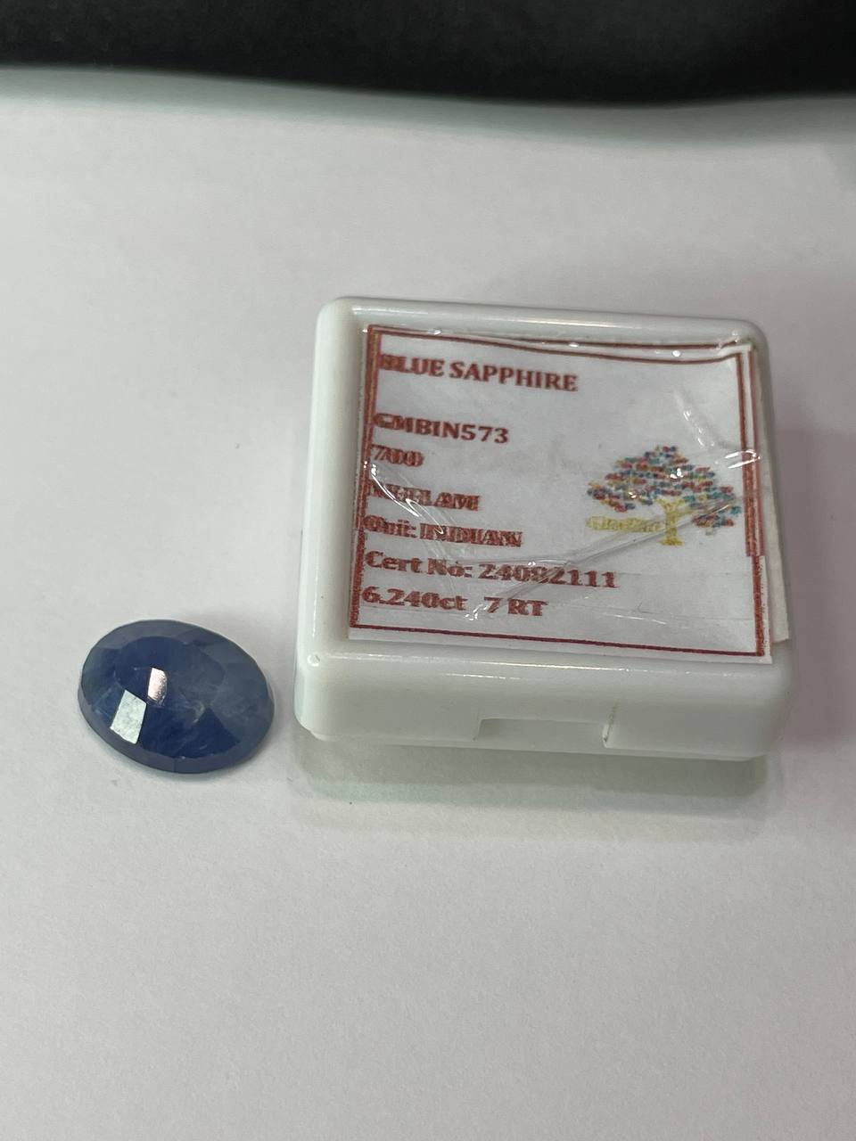 Thumbnail: Natural Blue Sapphire - Neelam 7.00 Ratti 24082111