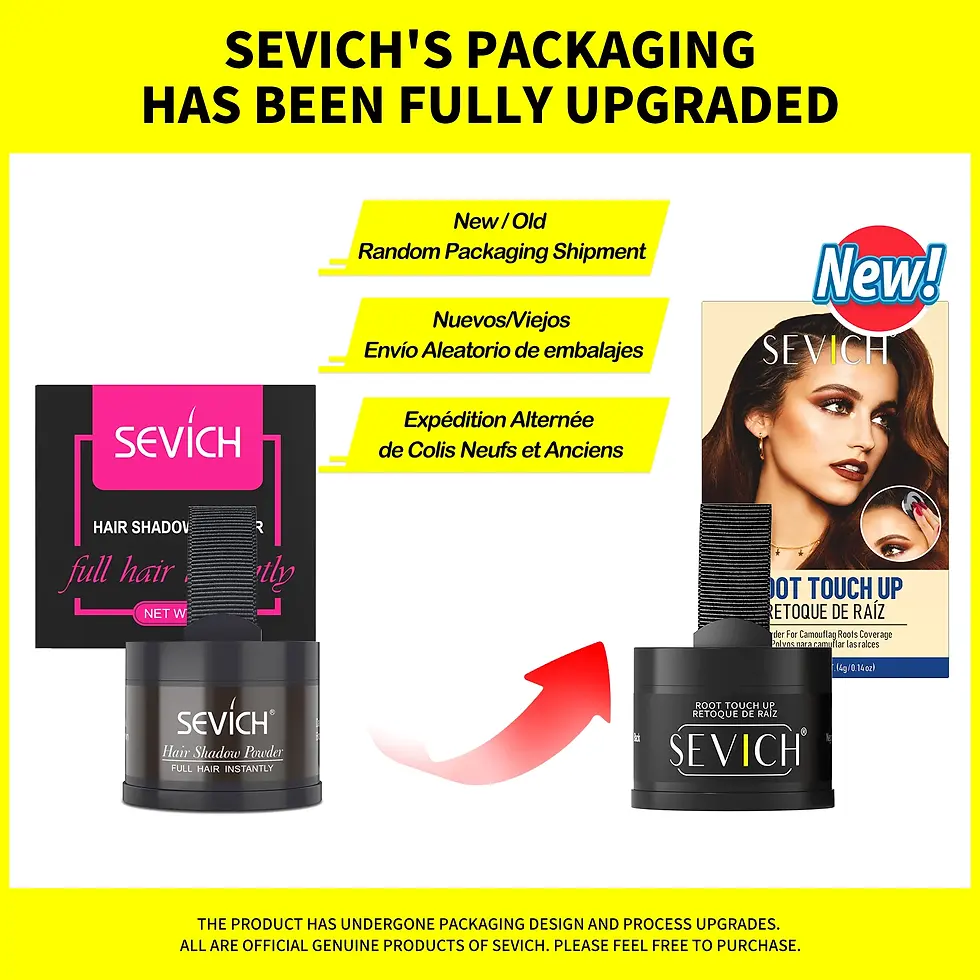 Miniatura: Sevich Hair Fluffy Powder Instantly Black Blonde Root Cover Up Hair