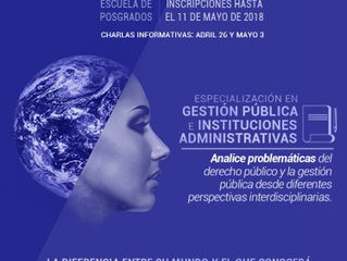 Especialización en gestión pública e instituciones administrativas
