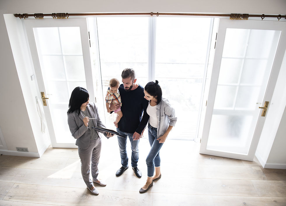 Visite de maison familiale