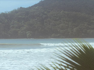 waves at playa guanico