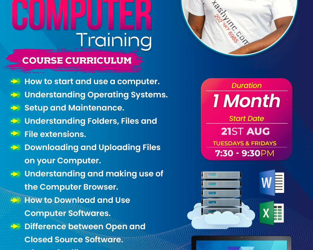 Free Basic Computer Training | Xashyinc