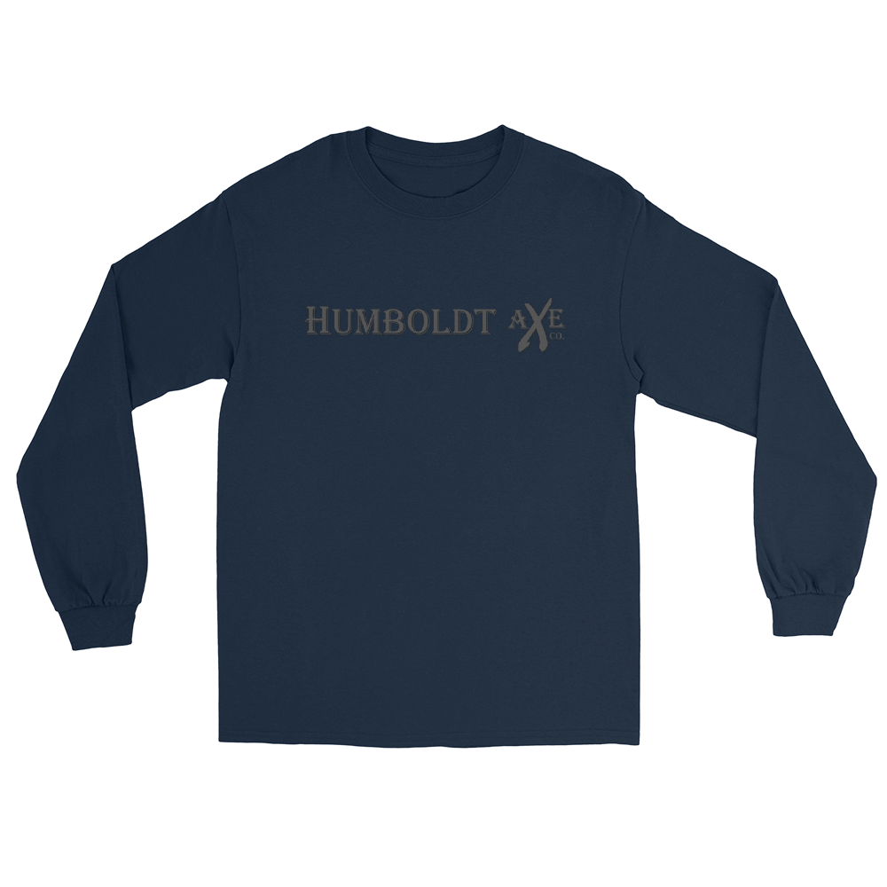 Logo - Dark Blue - Men’s Long Sleeve Shirt