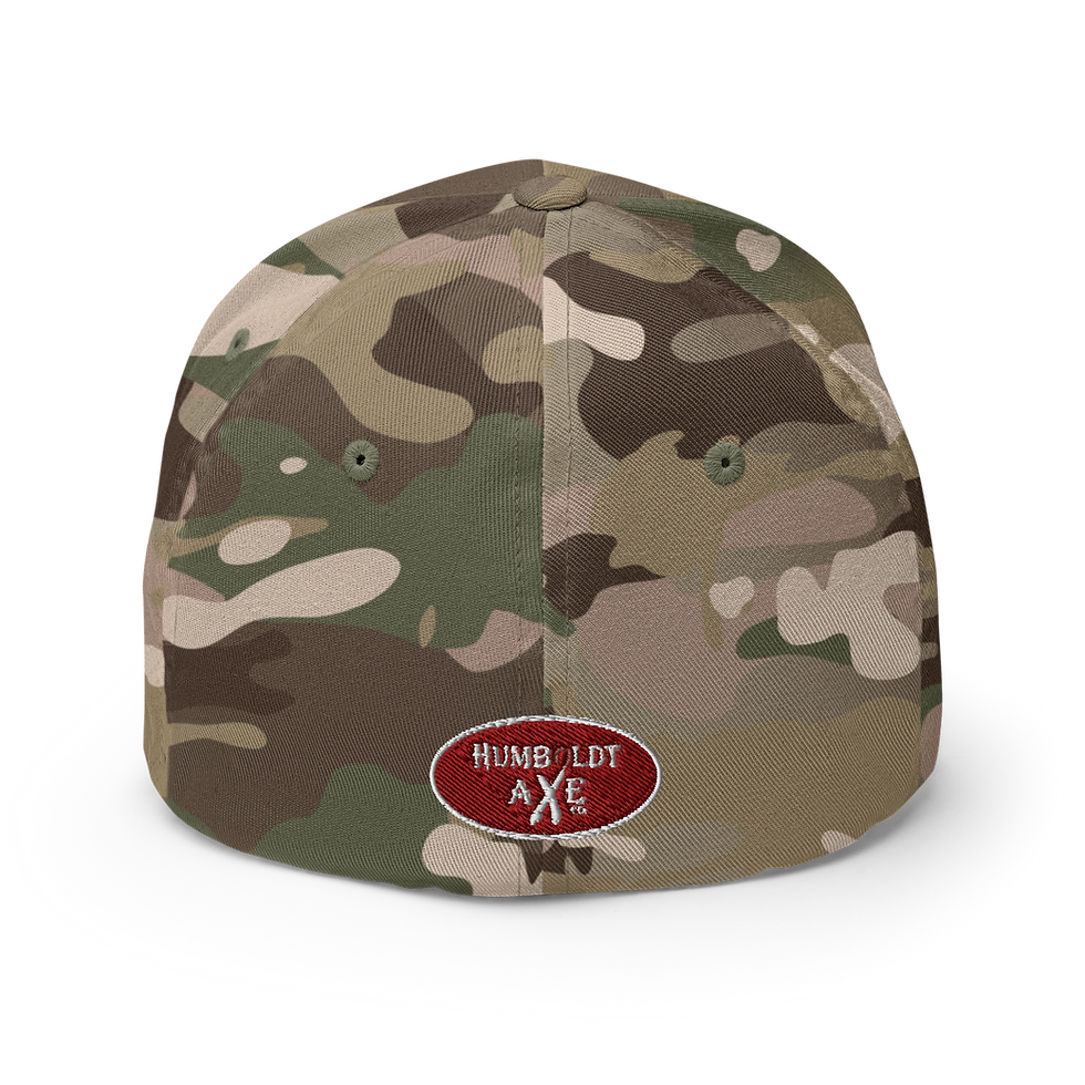Thumbnail: Humboldt Axe - Tree Life Red Flex Fit Hat