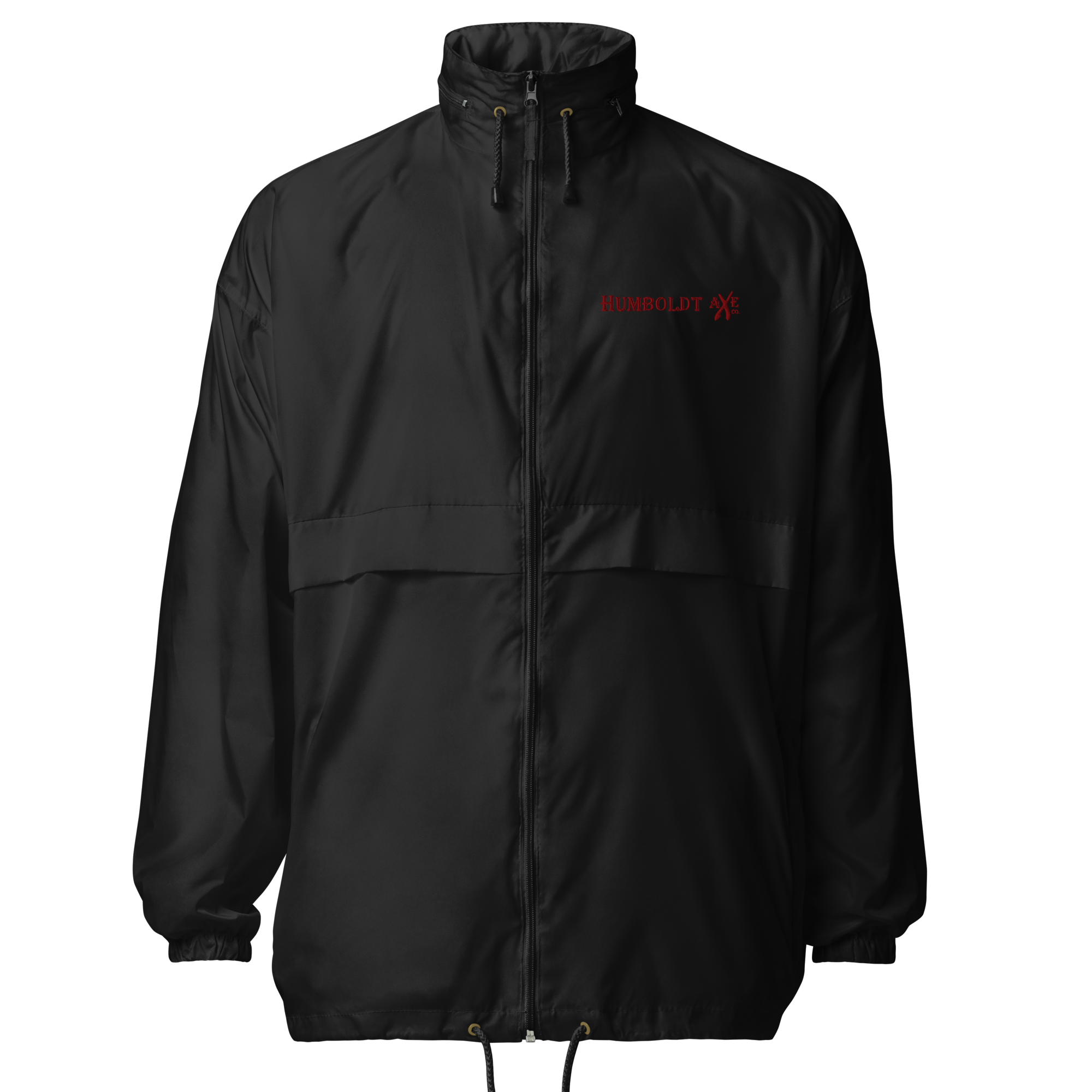 Humboldt Axe - Red Logo - Unisex windbreaker