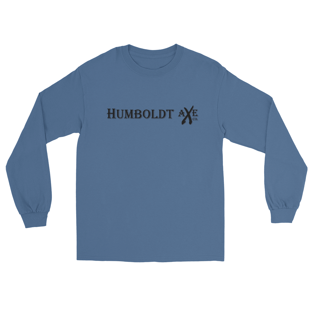 Logo - Indigo Blue - Men’s Long Sleeve Shirt