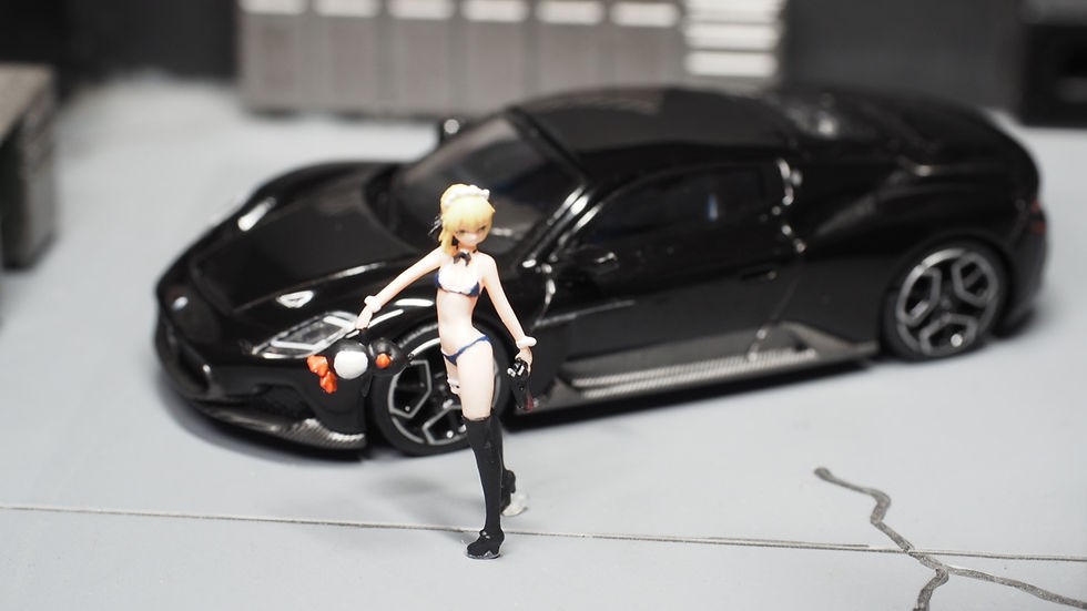 섬네일: DWS 1/64 Figures Fate Saber maid Ver 1  1pcs set DWS+64087(5) (World Limited Ed)