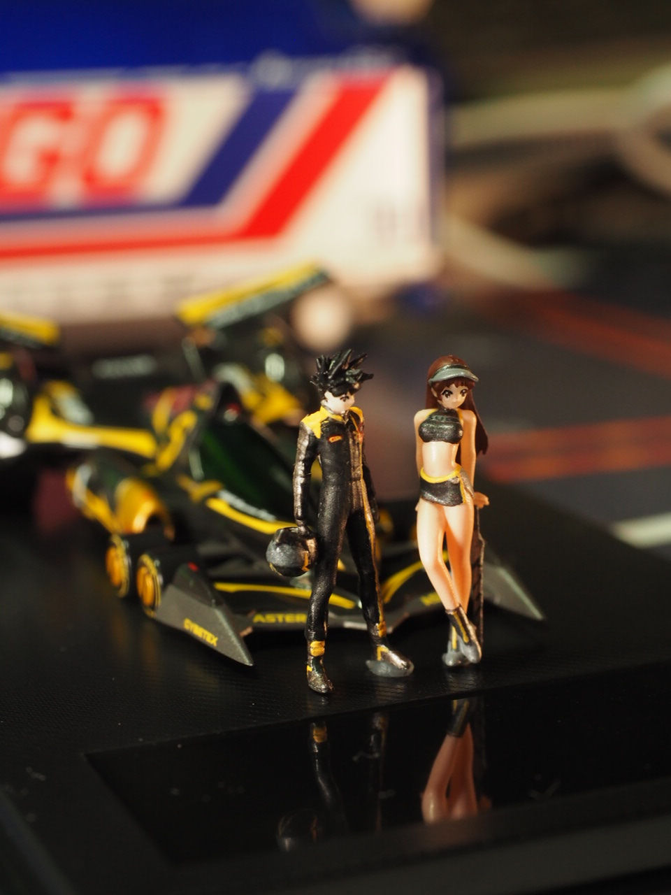 サムネイル： DWS+ 1/64 Figures GPX Cyber formula Hayato Kazami / ASUKA SP 2pcs set