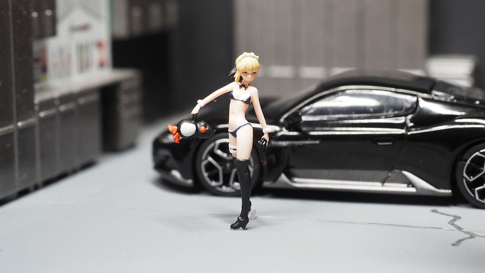 섬네일: DWS 1/64 Figures Fate Saber maid Ver 1  1pcs set DWS+64087(5) (World Limited Ed)