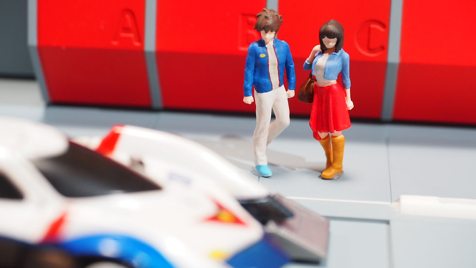 Thumbnail: DWS 1/64 Figures GPX Cyber Formula GPX Casual Clothes 2pcs set