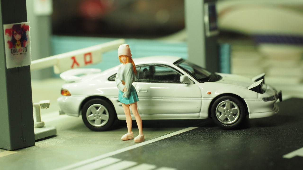 FigureWorkShop Lite 1/64 Figures Street Style Girl BABY BLUE A 1Pcs FWS164079