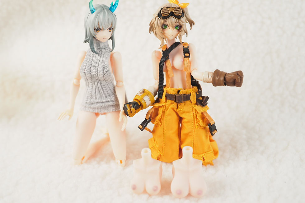 섬네일: Only For HASUKI 神貓跳動 1/12  PA007/8/9 Parts  Breasts Parts only