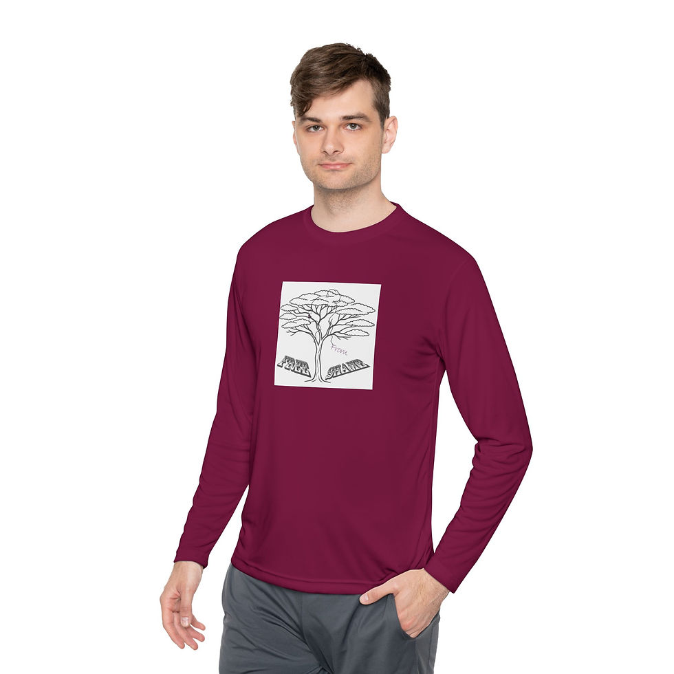 Thumbnail: Free From Shame with Mauve Lips Long sleeved, lightweight tee