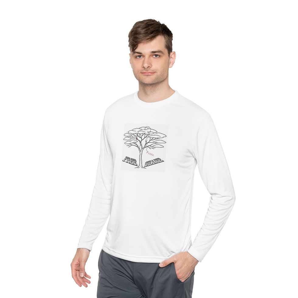 Thumbnail: Free From Shame with Red Lips Long sleeved, lightweight tee