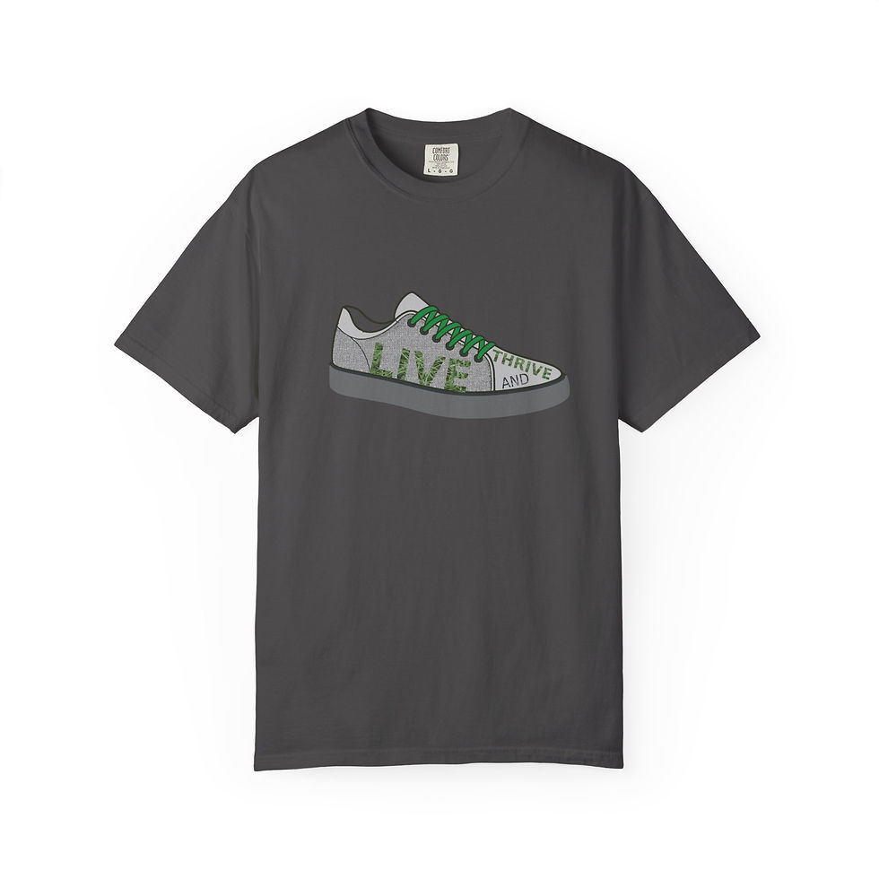 Thumbnail: Live and Thrive African Food Crisis heavyweight, Short sleeve  tee 