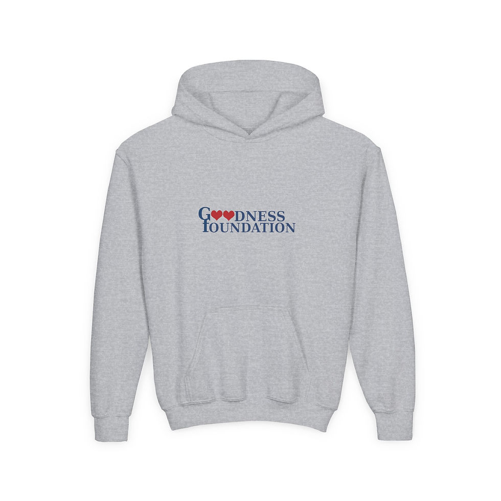 Thumbnail: Unisex Youth Goodness Foundation Corp Youth Cotton-Poly Hoodie 