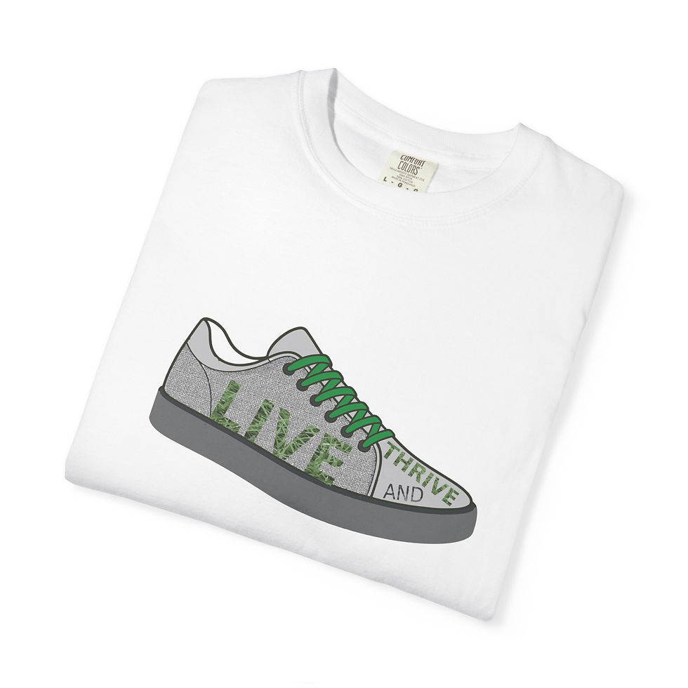 Thumbnail: Live and Thrive African Food Crisis heavyweight, Short sleeve  tee 
