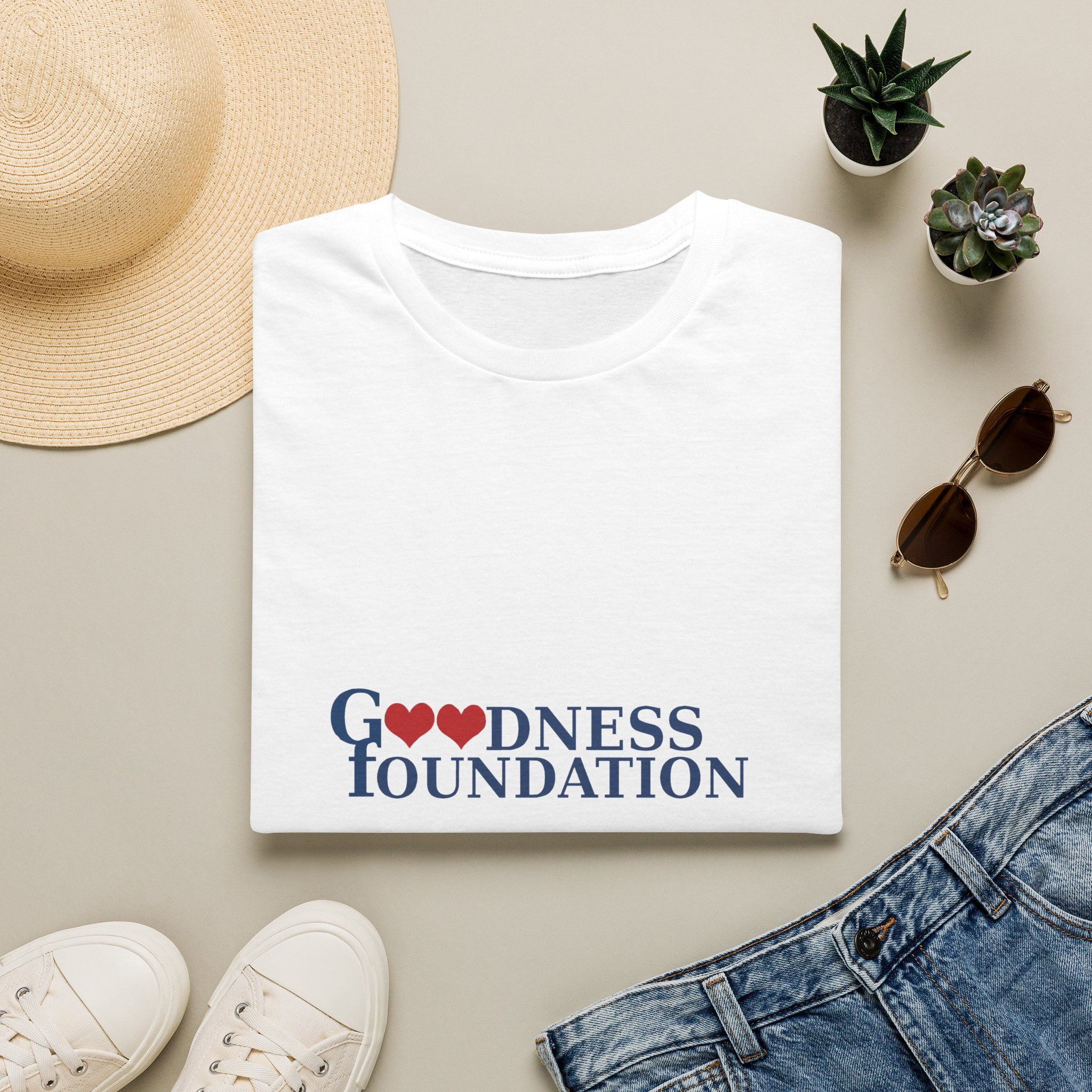 Unisex Adult Goodness Foundation Lightweight Cotton T-Shirt