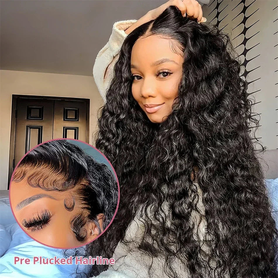 Thumbnail: Hd Lace Frontal Curly Glueless Wigs