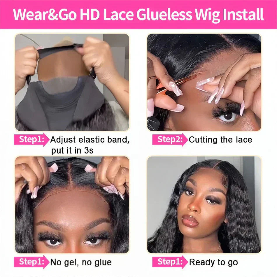 Thumbnail: Hd Lace Frontal Curly Glueless Wigs