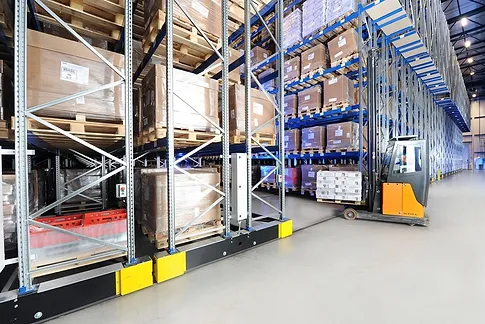 Mobile Aisle Pallet Rack System