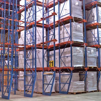 Drive-in pallet rack system