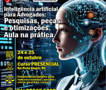 INTELIGÊNCIA ARTIFICIAL APLICADA AO ESCRITÓRIO DE ADVOCACIA - CHATGPT-4 E GAMMA PRESENCIAL PRÁTICO PORTO ALEGRE/RS 24 E 25 DE OUTUBRO.