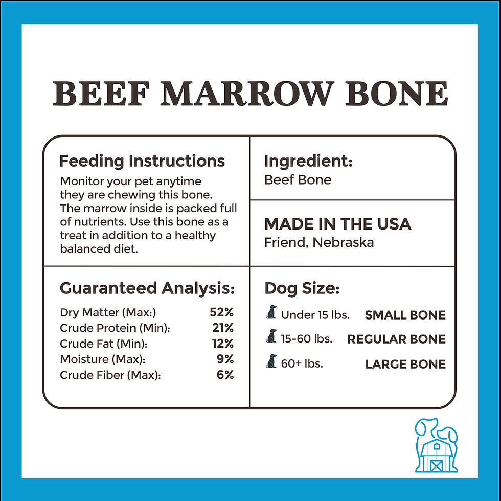 Thumbnail: Power Chewer Bundle - 3 Large Beef Bones (Large Dog 60+ pounds)