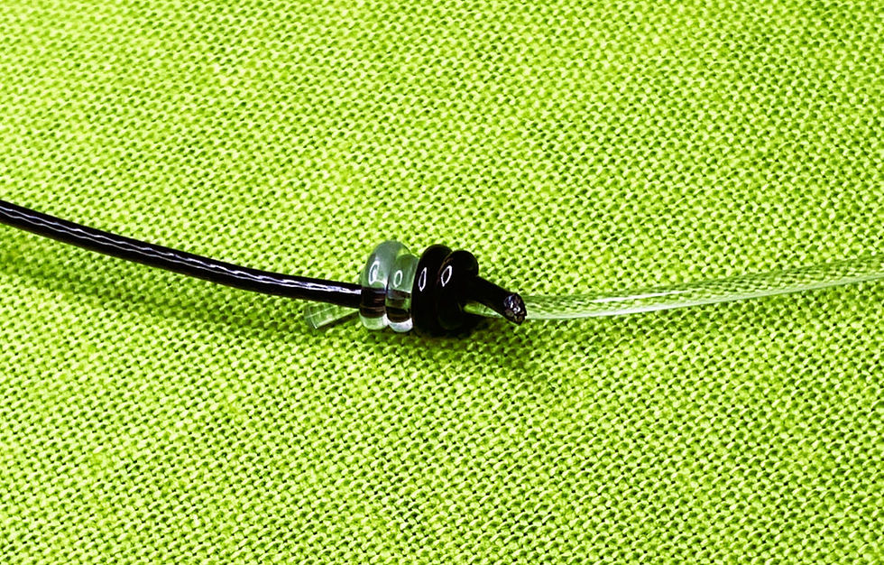 Miniatura: Figure-8-knots-mono-to-coated-wire-connection