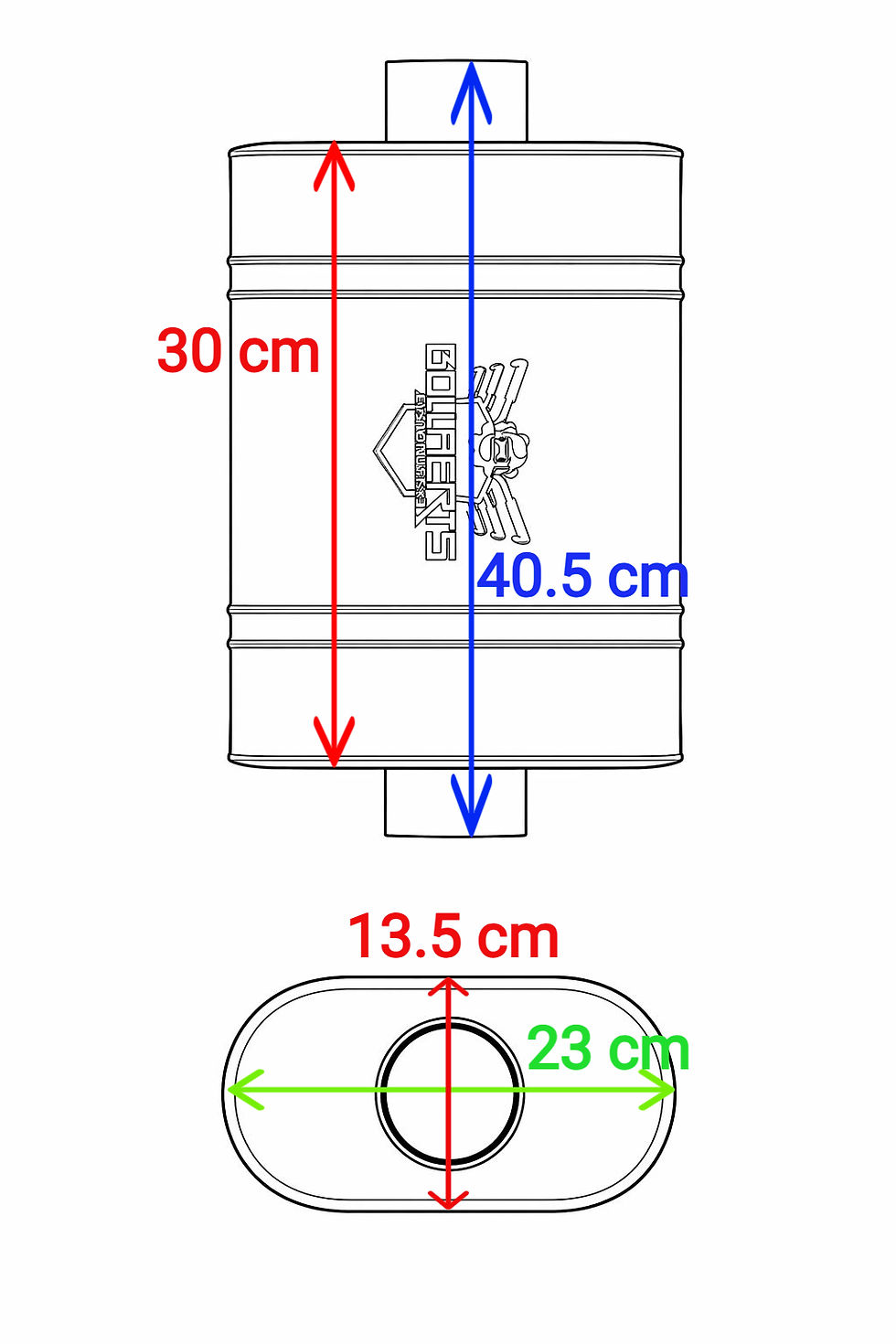 Thumbnail: Sportdemper RVS Ø ID 50mm