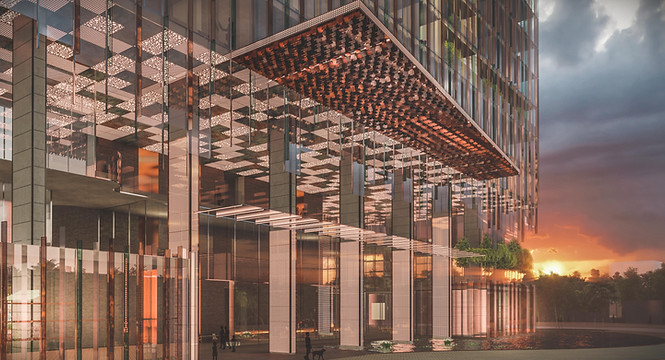 Metropolis Tower_ Illustrative CGI view looking the entrace _ Rendering Credits _ AEC.jpg