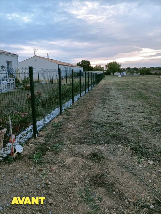 Cloture avant chantier Exterio