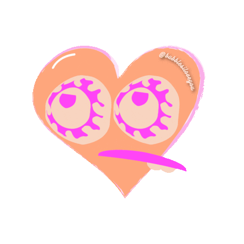 so annoying heart GIF but Bubbles I Love You