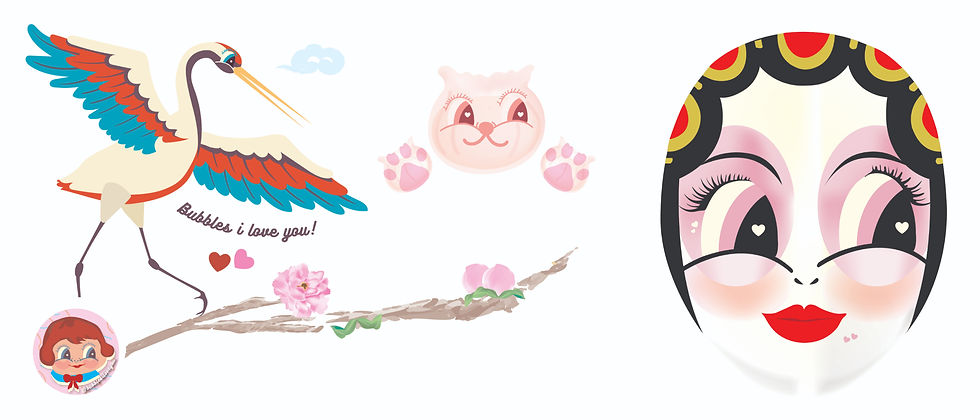 Get ready for a whimsical adventure as we sprinkle some Bubbles magic on characters that are synonymous with Chinese culture!