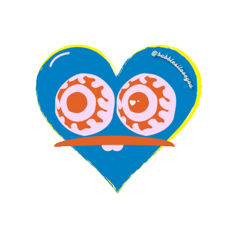 nervous, frantic heart GIF