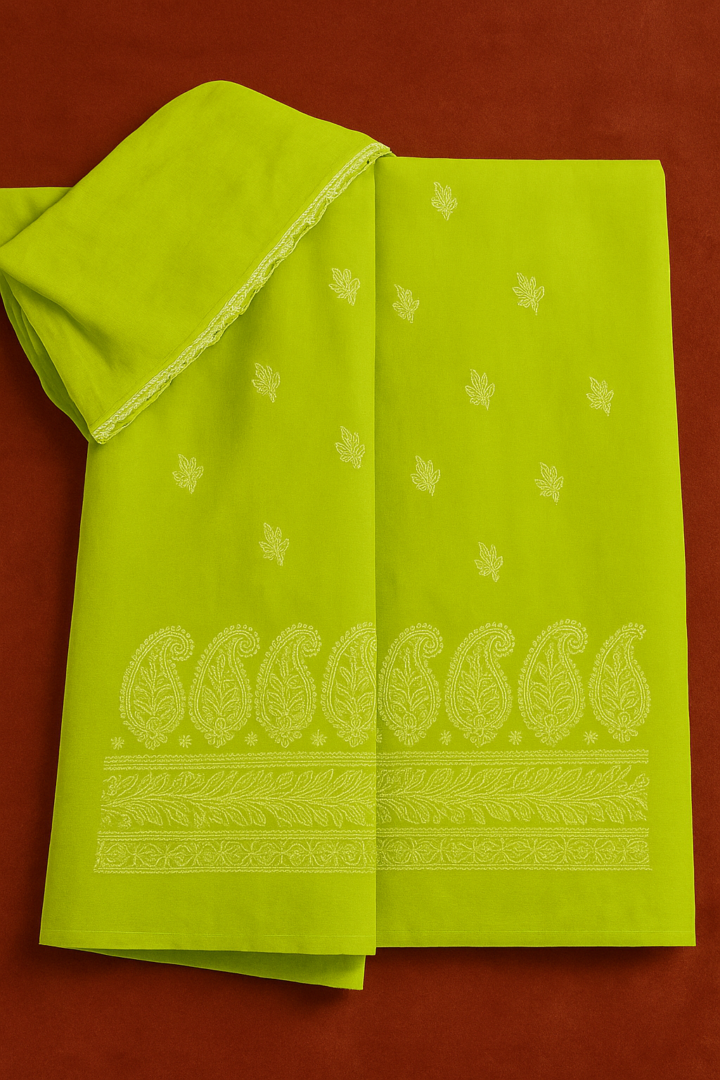 Meadow Glow Chikankari Suit Fabric