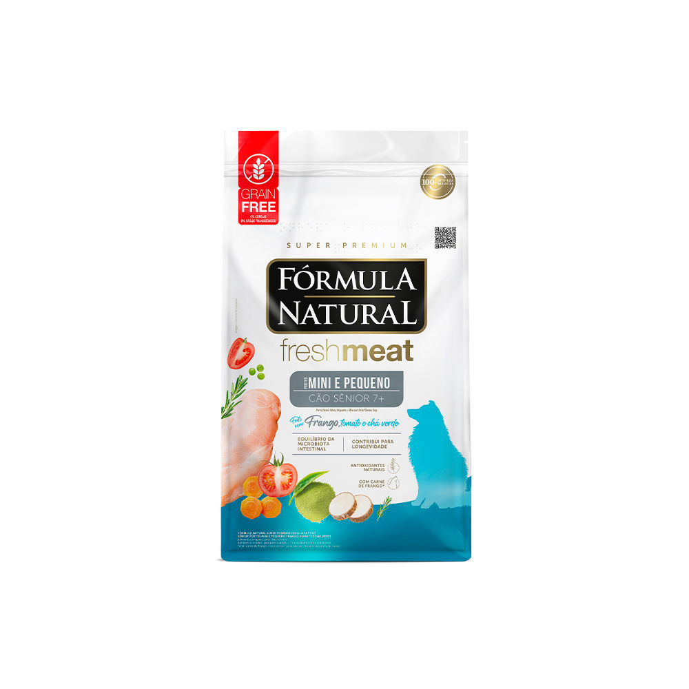 Ração Fórmula Natural Fresh Meat para Cães Sênior de Pequeno Porte