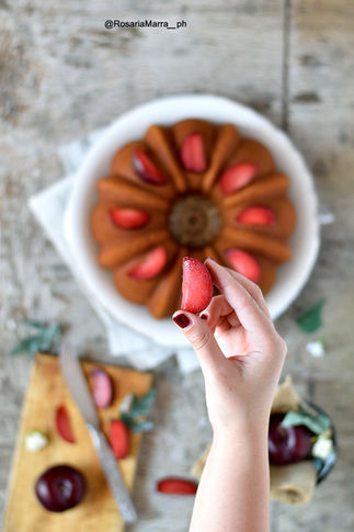 Ciambella con le prugne