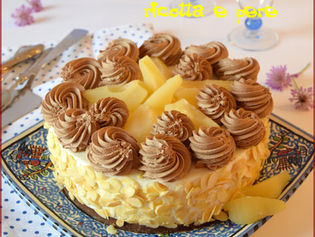 Cheesecake ricotta e pere